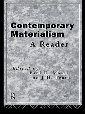 cover image of Contemporary Materialism